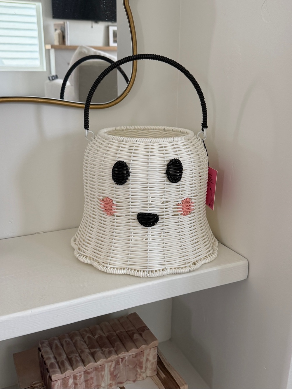 Adorable Woven Ghost Basket